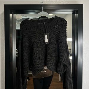 Cardigan sweatshirt